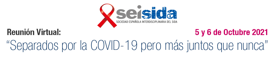 Reunión SEISIDA 2021 – “Separados por la COVID-19 pero más juntos que nunca" – 5 y 6 de Octubre de 2021 Logo